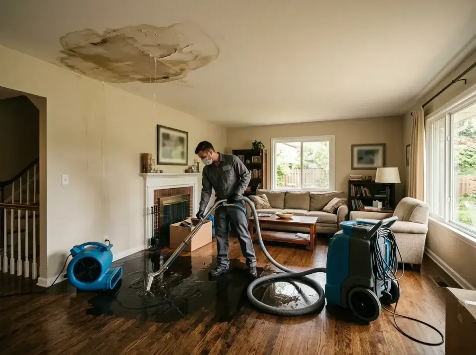 attic-pipe-burst-ceiling-drip-008 — frequently asked questions, Water Damage Restoration & Carpet Care in Springfield, OR